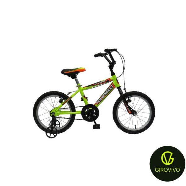BICICLETA KIDS RODADO 14 VARON/DAMA TOMASELLI - Imagen 4