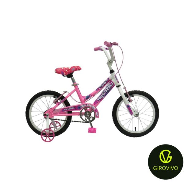 BICICLETA KIDS RODADO 14 VARON/DAMA TOMASELLI - Imagen 3
