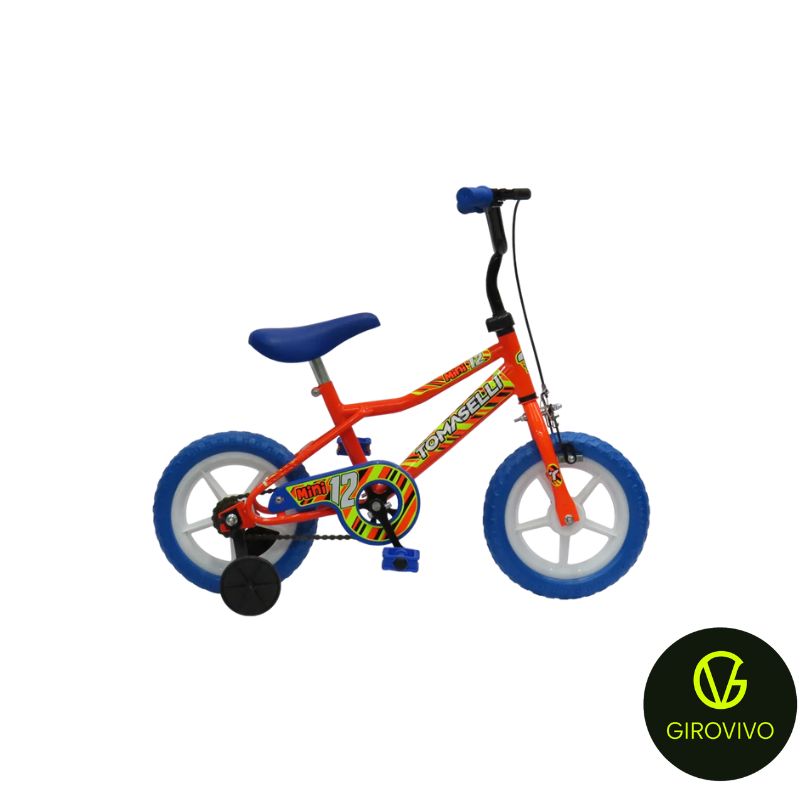 MINI BICI R12 RUEDAS MACIZAS TOMASELLI