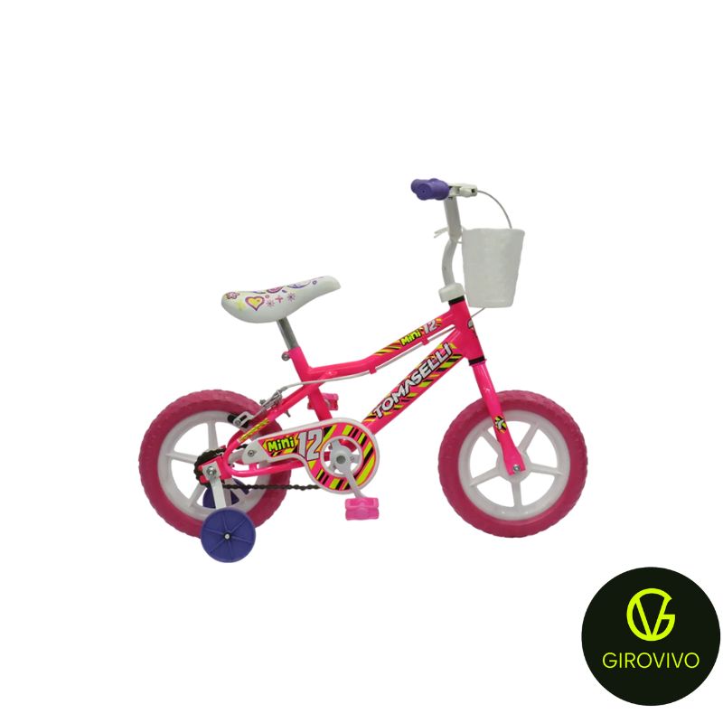 MINI BICI R12 RUEDAS MACIZAS TOMASELLI - Imagen 3