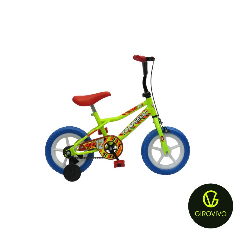 MINI BICI R12 RUEDAS MACIZAS TOMASELLI - Imagen 2