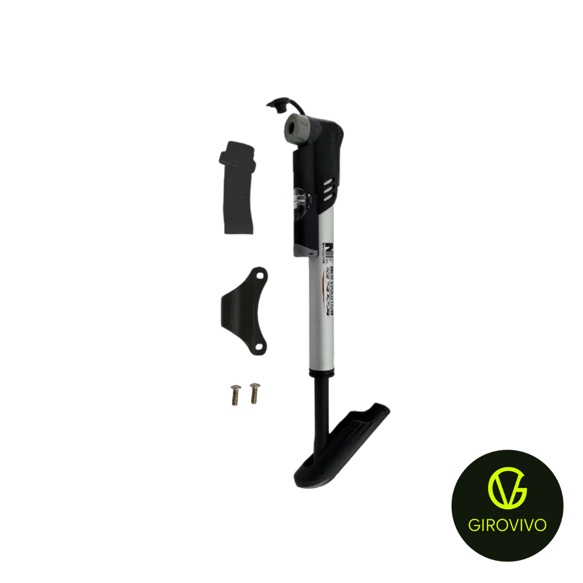 INFLADOR DE ALUMINIO NEW EVOLUTION DOBLE ACCION 120PSI VALVULA INTELIGENTE Y MEDIDOR DE PRESION