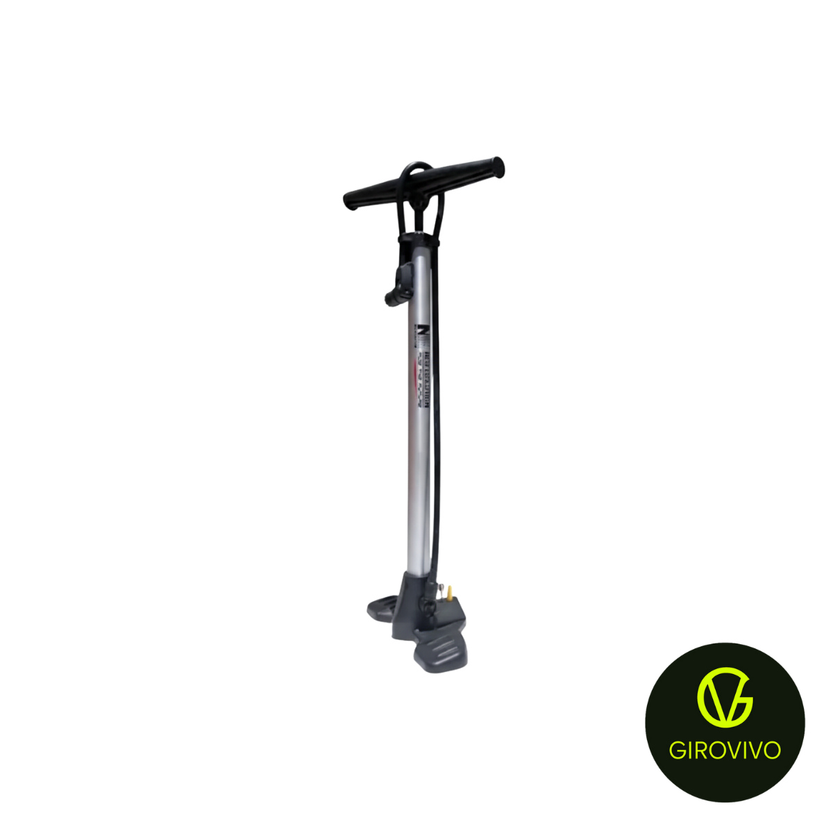 INFLADOR DE PIE NEW EVOLUTION ALUMINIO ALTA PRESION 160PSI